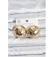 316L Çelik Gold Renk Vintage Kadın Küpe - TJ-BKP11503