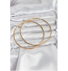 316L Çelik Gold Renk 75 mm Halka Küpe - TJ-BKP11510