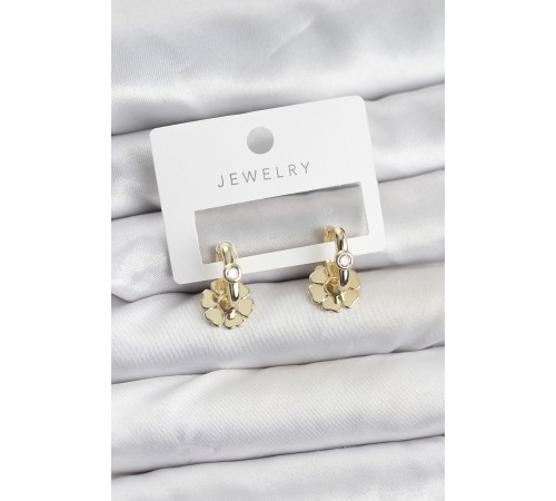 Pirinç Gold Renk Kadın Göçmen Küpe - TJ-BKP11597