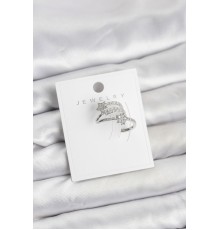 Gümüş Renk Zirkon Taşlı Yıldız Model Kıkırdak Earcuff Küpe - TJ-BKP11616