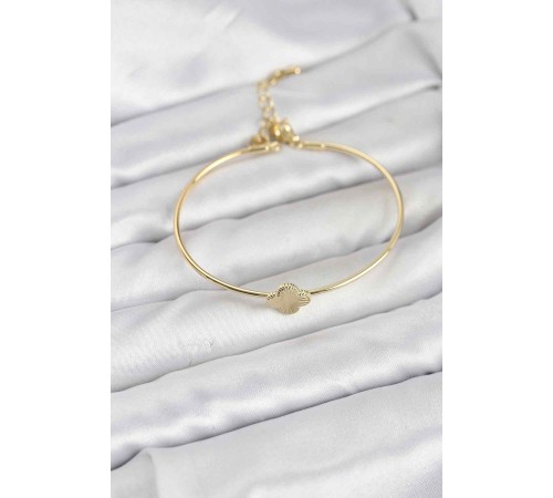 Yonca Model Gold Renk Kadın Bileklik - TJ-BB8232