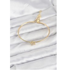 Yıldız Model Gold Renk Kadın Bileklik - TJ-BB8236
