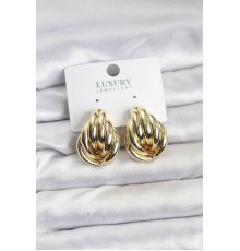 Pirinç Gold Renk Vintage Kadın Küpe - TJ-BKP11627