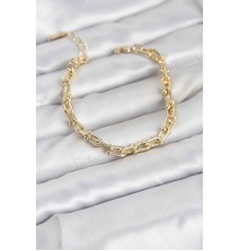 Gold Renk Tifani Model Pirinç Kadın Bileklik - TJ-BB8267