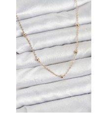 CM Gold Renk Top Zincirli Kadın Kolye - TJ-BKO10915