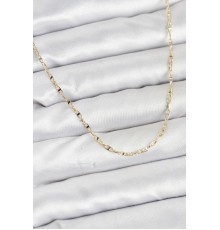 CM 14K Gold Renk Pirinç Gemi Zinciri Model Kadın Kolye - TJ-BKO10918