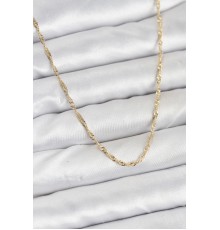 CM 14K Gold Renk Yassı Burgulu Model Kadın Kolye - TJ-BKO10921