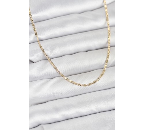 CM 14K Gold Renk İnce Zincirli Kadın Kolye - TJ-BKO10926