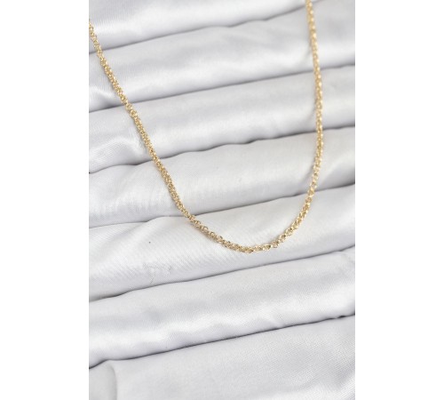 CM 14K Gold Renk Halka Model 60 cm Kadın Kolye - TJ-BKO10930