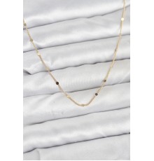 CM 14K Gold Renk Ezme Pul Model 60 cm Kadın Kolye - TJ-BKO10935