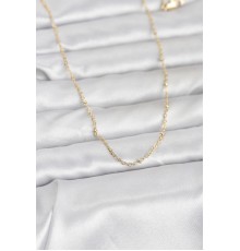 CM 14K Gold Renk Burgu Model 60 cm Kadın Kolye - TJ-BKO10950