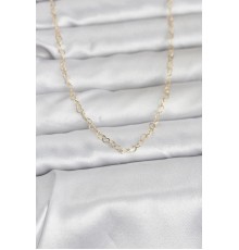 CM 14K Gold Renk Kalp Zincirli 60 cm Kadın Kolye - TJ-BKO10953