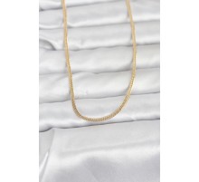 CM 14K Gold Renk Dolgun Zincir Model 60 cm Kadın Kolye TJ-BKO10954