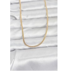 CM 14K Gold Renk Dolgun Zincir Model 60 cm Kadın Kolye - TJ-BKO10954