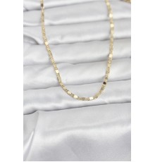 CM 14K Gold Renk Ezme Zincir 60 cm Kadın Kolye - TJ-BKO10964