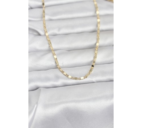 CM 14K Gold Renk Ezme Zincir 60 cm Kadın Kolye - TJ-BKO10964