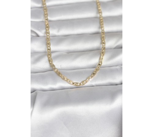 CM 14K Gold Renk Kesim Zincirli Model 60 cm Kadın Kolye - TJ-BKO10981