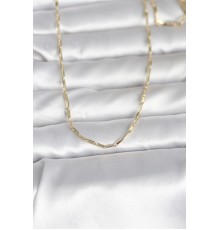 CM 14K Gold Renk İnce Ataç Zincir Model 60 cm Kadın Kolye - TJ-BKO10983