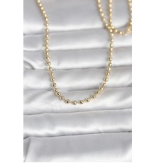 CM 14K Gold Renk Top Zincirli Model 60 cm Kadın Kolye - TJ-BKO10987