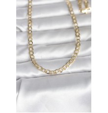 CM 14K Gold Renk Kalın Zincir Model 60 cm Kadın Kolye - TJ-BKO10991