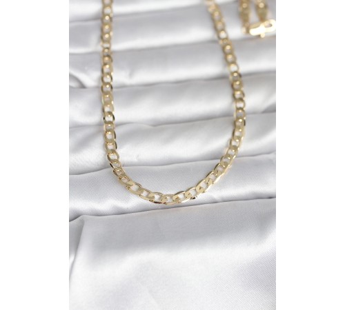 CM 14K Gold Renk Kalın Zincir Model 60 cm Kadın Kolye - TJ-BKO10991