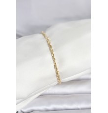 CM 14K Gold Renk Burgu Model Kadın Bileklik - TJ-BB8279