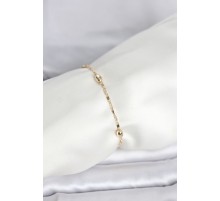 CM 14K Gold Renk Damla Topçuk Model Kadın Bileklik - TJ-BB8284
