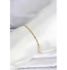 CM 14K Gold Renk Burgu Zincirli Model Kadın Bileklik - TJ-BB8286