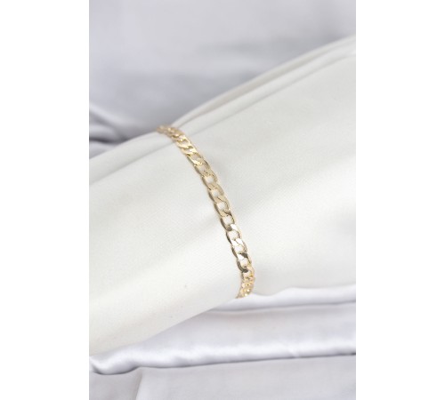 CM 14K Gold Renk Halka Zincir Model Kadın Bileklik - TJ-BB8287