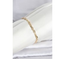 CM 14K Gold Renk Zincir Model Kadın Bileklik - TJ-BB8289