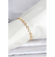 CM 14K Gold Renk Yonca Model Kadın Bileklik - TJ-BB8290