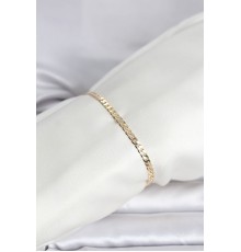 CM 14K Gold Renk Zincirli Model Kadın Bileklik - TJ-BB8294