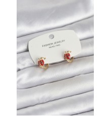 Uğur Böceği Model Gold Renk Pirinç Çocuk Küpe - TJ-BKP11651