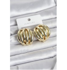 Pirinç Gold Renk Vintage Kadın Küpe - TJ-BKP11655