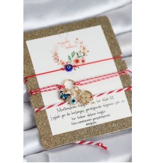 Marteniçka Bileklik 3'lü ve Yonca Model - TJ-BB8362