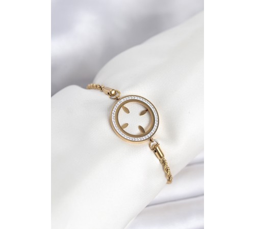 316L Çelik Burgu Zincir Model Takılabilir Bileklik - TJ-BB8372