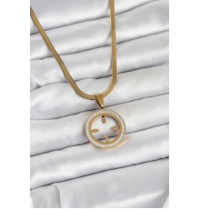 316L Çelik İtalyan Zincir Model Takılabilir Kadın Kolye - TJ-BKO11017