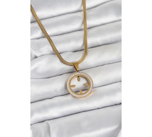 316L Çelik İtalyan Zincir Model Takılabilir Kadın Kolye - TJ-BKO11017