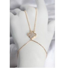 Pirinç Gold Renk Yonca Model Kadın Şahmeran - TJ-SN749