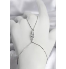 Pirinç Gümüş Renk Zirkon Taşlı Kadın Şahmeran - TJ-SN752