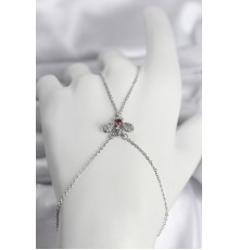 Pirinç Gümüş Renk Sinek Model Kadın Şahmeran - TJ-SN760