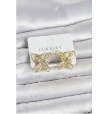 Füsun Küpesi Model Gold Renk Model Pirinç Kadın Küpe - TJ-BKP11720