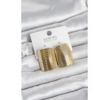 Gold Renk Pirinç Vintage Esintili Statement Küpe TJ-BKP11736