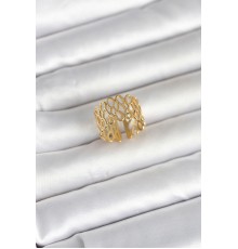 316L Çelik Sarmal Zincir Model Kadın Yüzük - TJ-BYK4175