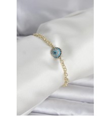 Pirinç Gold Renk Nazar Model Kadın Bileklik - TJ-BB8421