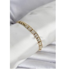 Xuping Zirkon Taşlı Gold Renk Kadın Bileklik - TJ-BB8434