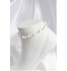 Doğal Deniz Kabuğu Model ve Kristal Taş Model Halhal - TJ-HH1689