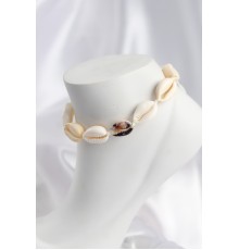 Doğal Kauri Kabuğu Asansörlü Model Halhal - TJ-HH1692