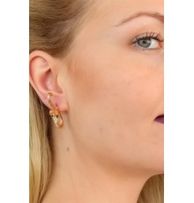 Yılan Tasarım Bayan Küpe - TJ-BKP4810-KS