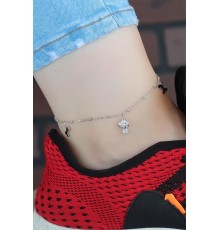 Zirkon Taşlı Silver Renk Kaplama Hal Hal - TJ-HH979-KS